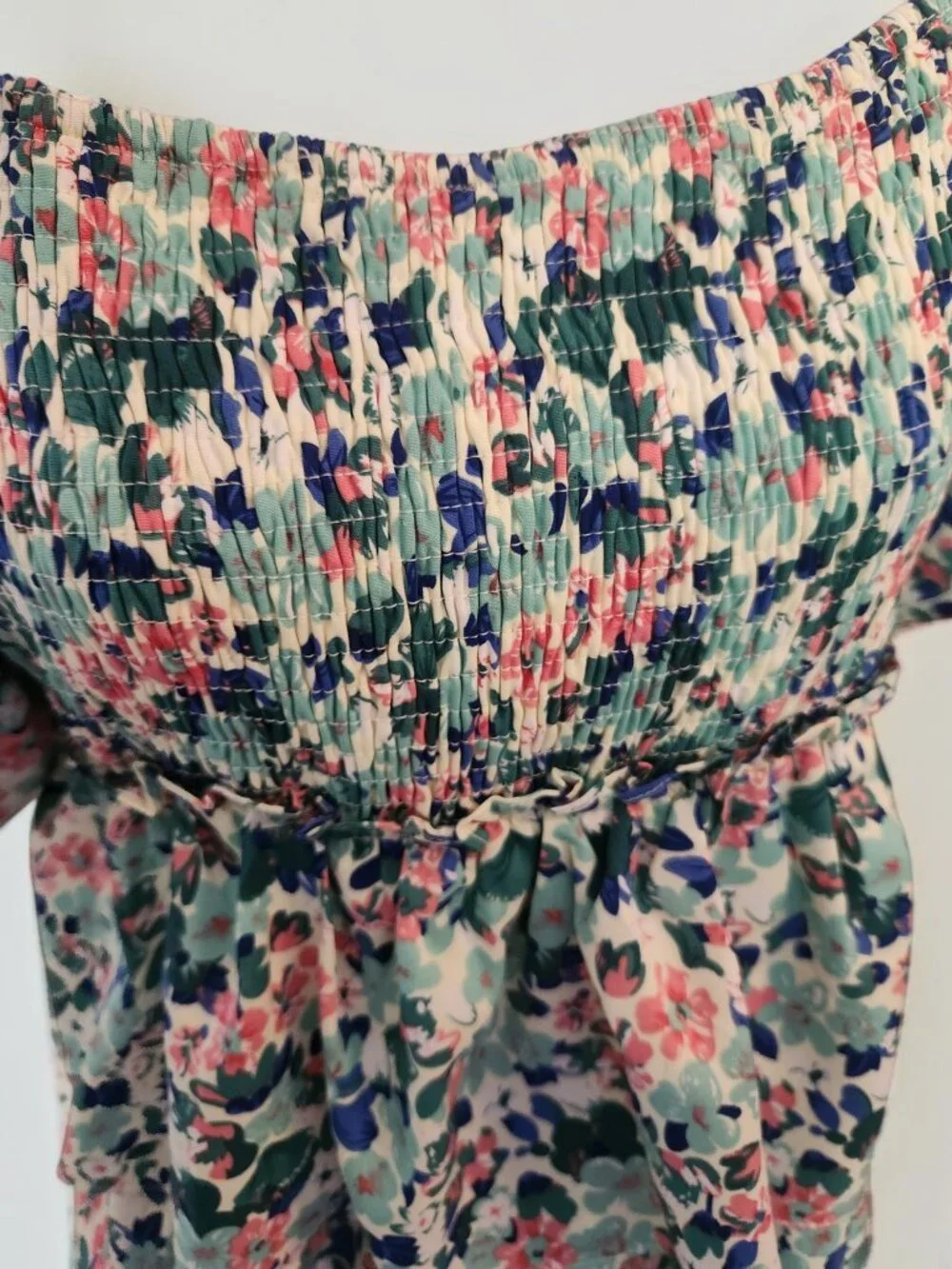 🌼 First Love Dress Size Large NWT | Floral Smocked Babydoll Mini - Picture 5 of 12